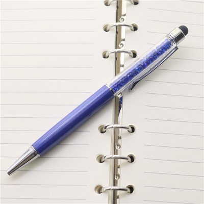 Manufacturers promotional advertising metal ball pen diamond Crystal Ball Pen