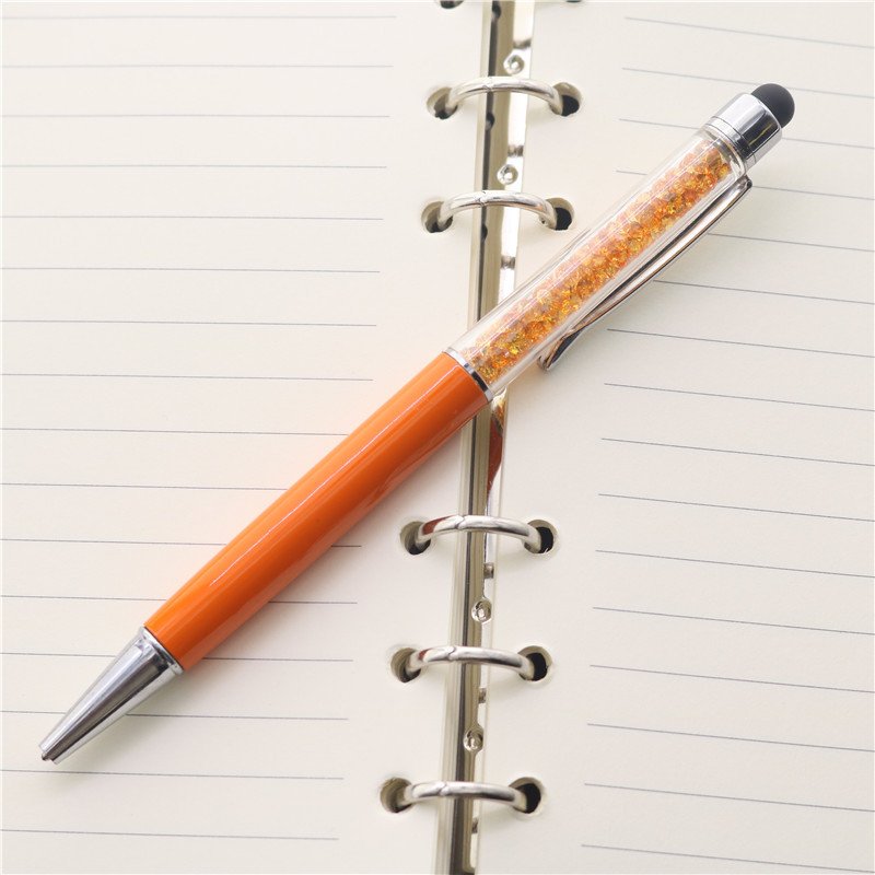 Manufacturers promotional advertising metal ball pen diamond Crystal Ball Pen