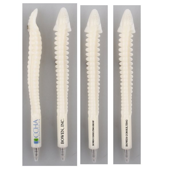 Novelty medical promotional gift plastic bone shaped ballpoint pen with custom logo