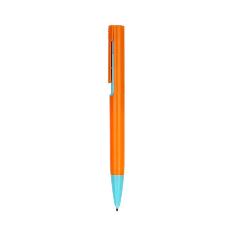 Promotional Cheap Red Blue Orange Plastic Hotel Ball Pen with Custom Print Logo for Gift