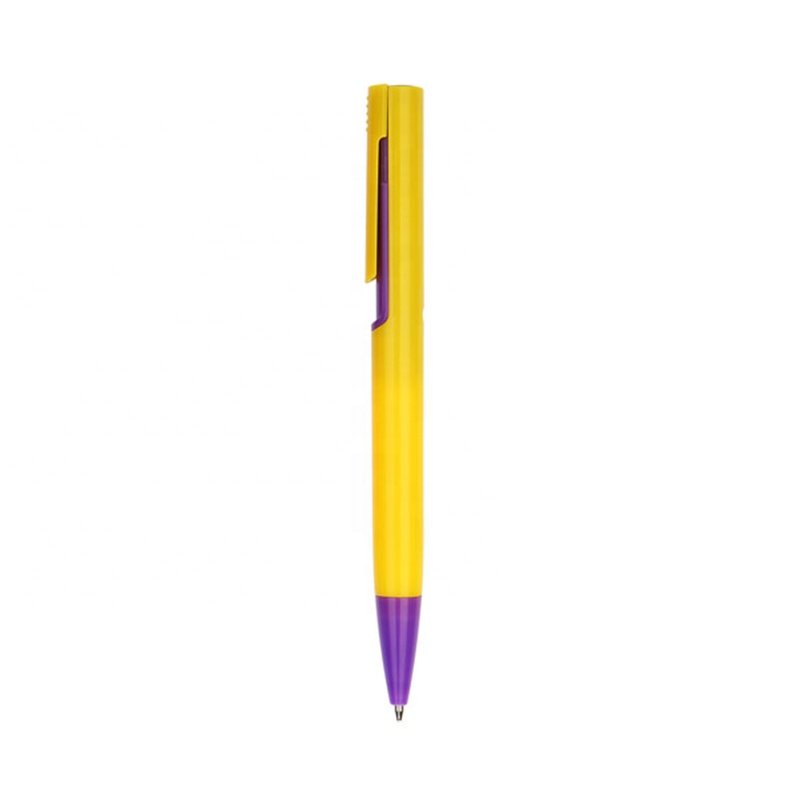 Promotional Cheap Red Blue Orange Plastic Hotel Ball Pen with Custom Print Logo for Gift