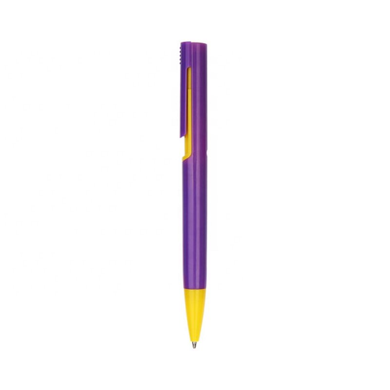 Promotional Cheap Red Blue Orange Plastic Hotel Ball Pen with Custom Print Logo for Gift