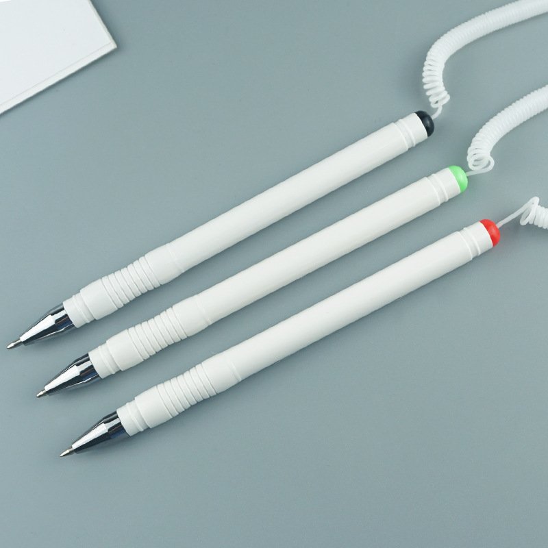 Wholesale Custom Logo Novelty Business Ballpoint Pen Plastic Desktop Office Signature Pen with Base for Advertising for Gifts