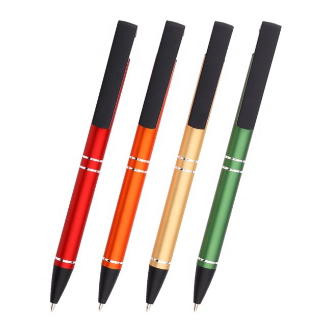 Promotional gift Metal ball pen with aluminum rod Metal mobile phone holder pen