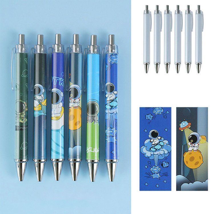 paper rolling ballpoint pen blank body customized picture roll paper pen DIY Pen