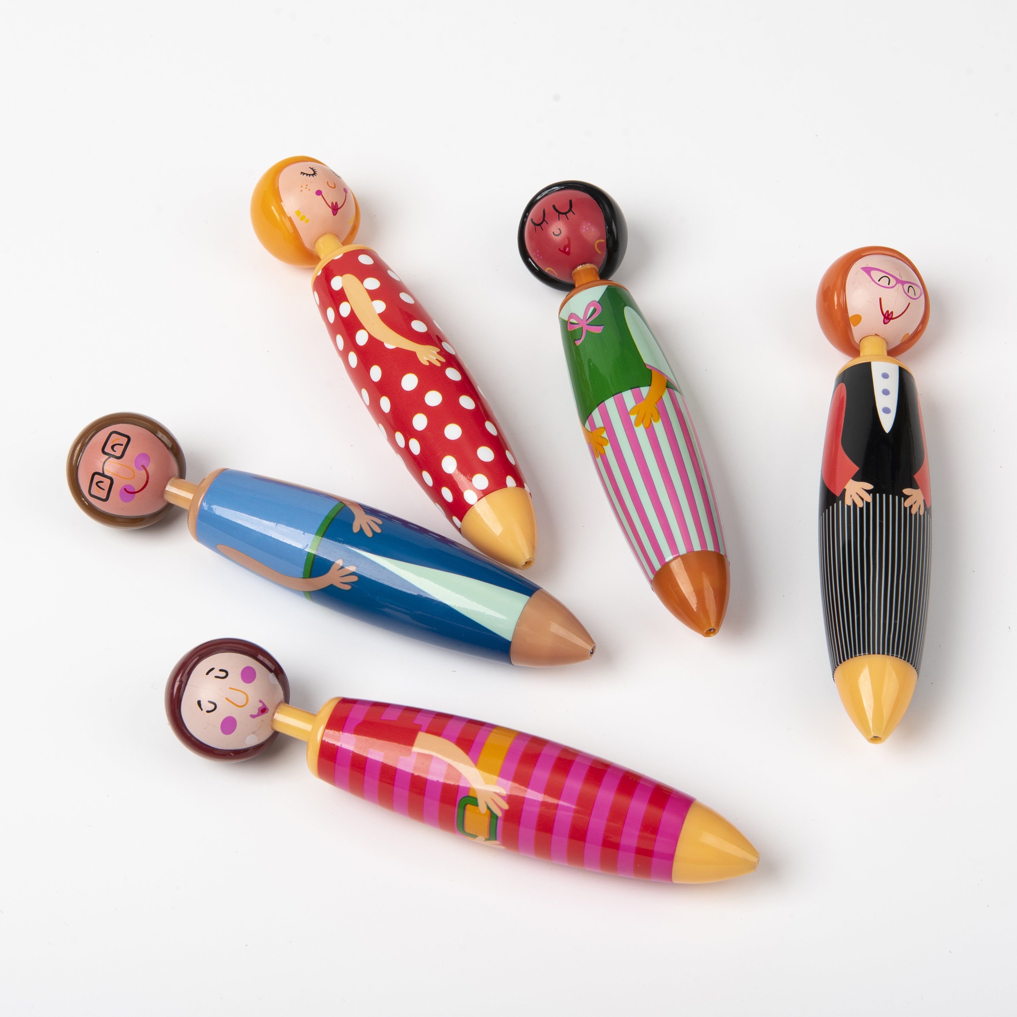 China Goods Wholesale Cheap Cute Fat Dolls Shape Ball Pen For Promotional Gifts