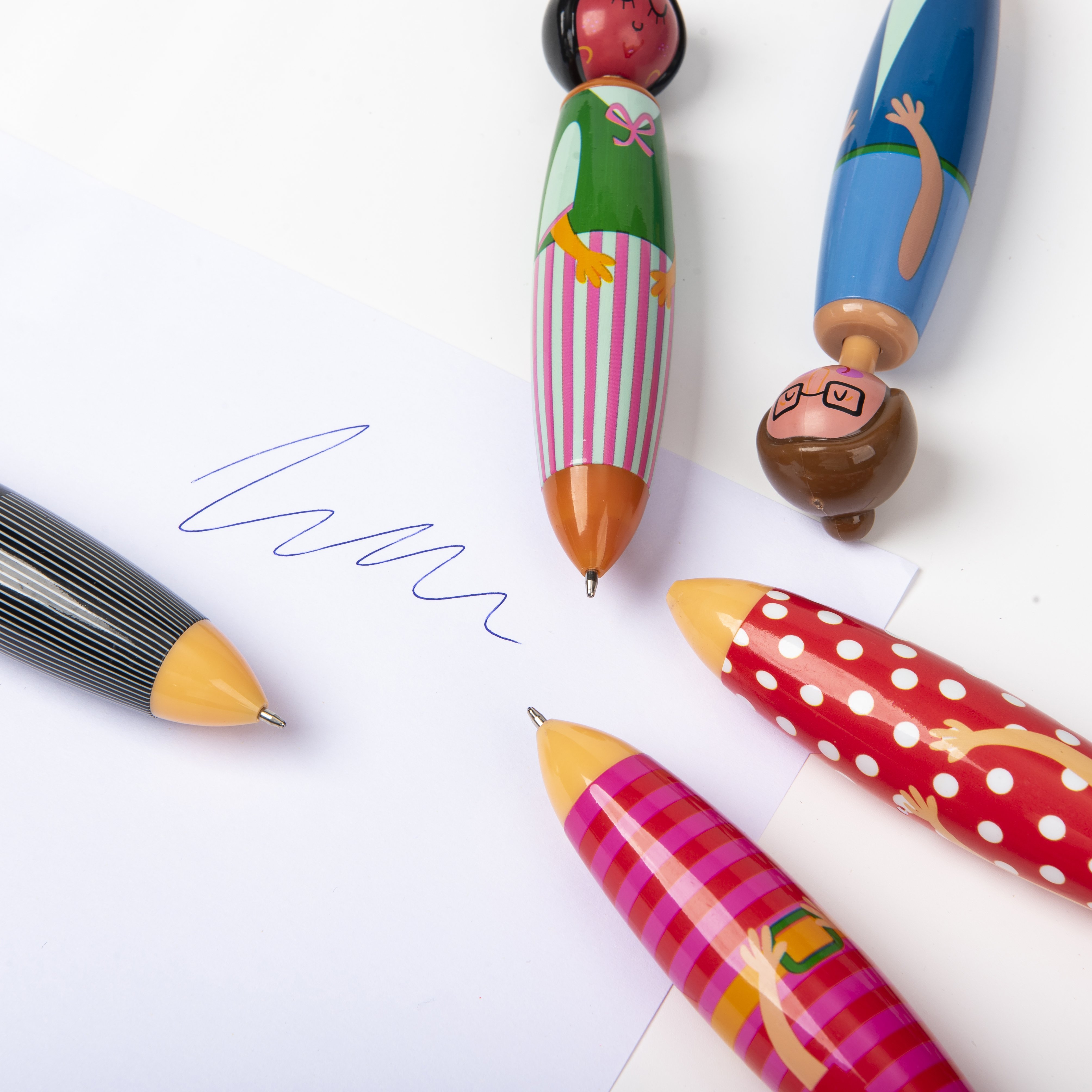 China Goods Wholesale Cheap Cute Fat Dolls Shape Ball Pen For Promotional Gifts