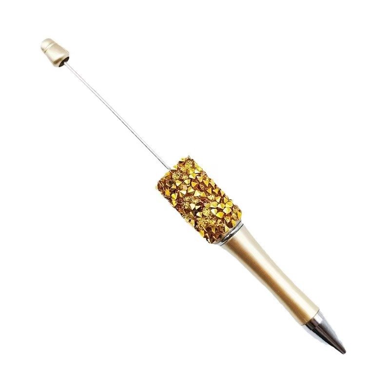 Diamond Bling Blanks Decorative Gift Jewelry Diamond Bling Beads for Beadable DIY Empty Ballpoint Pens Bead Pen