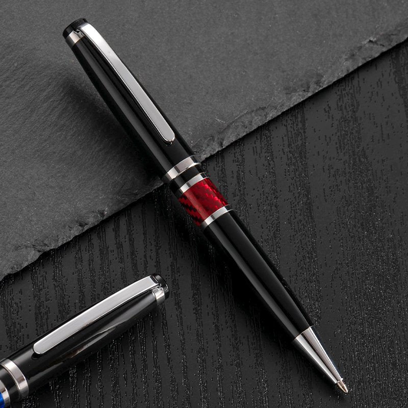 2024 New Launched Fancy Custom Shaped Pens Best Metal Carbon Fiber Ballpoint Pen for Writing
