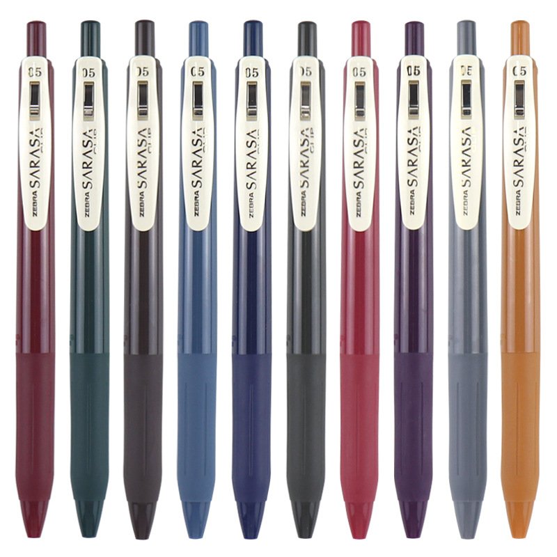 Hot Selling Zebra Sarasa Clip 0.5 Gel Ink Ballpoint pen Multi Colors JJ15-8C-MK Made in Japan