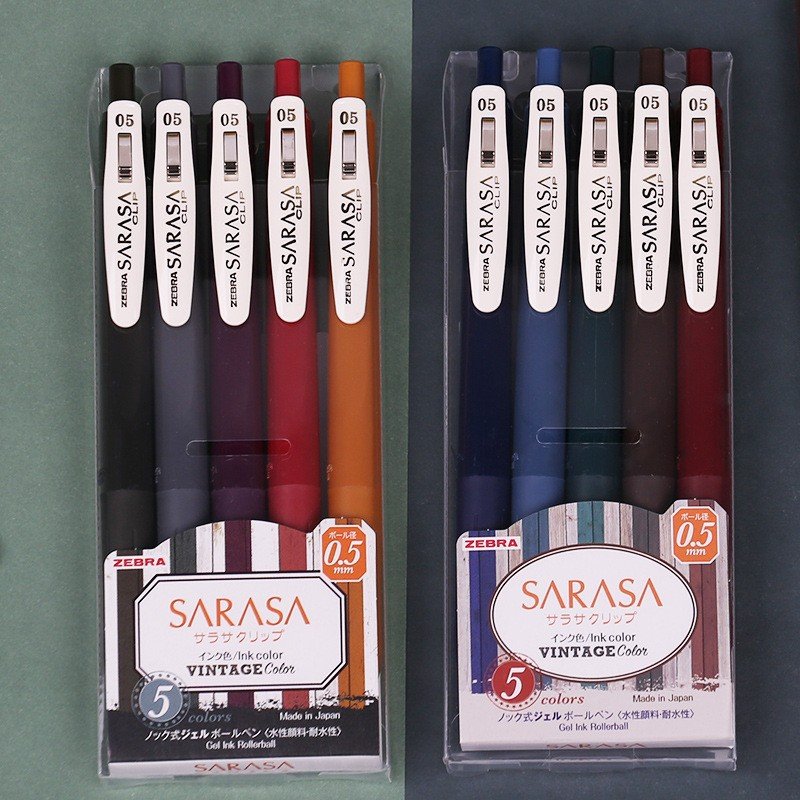 Hot Selling Zebra Sarasa Clip 0.5 Gel Ink Ballpoint pen Multi Colors JJ15-8C-MK Made in Japan