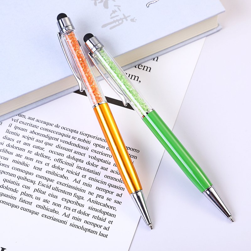 Hot Selling Promotional Multifunction Ball Stylus Soft Touch Screen Pen With Custom Logo Metal ballpoint pen in stock
