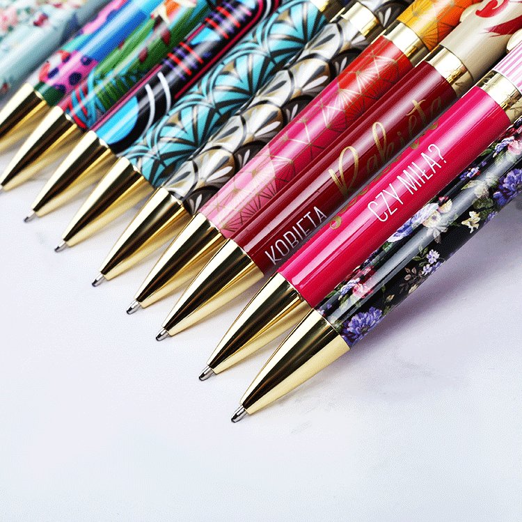 TTX Wholesale Spot Supply Ballpoint Pen Multicolor Custom Logo Creative Signature Metal Pen
