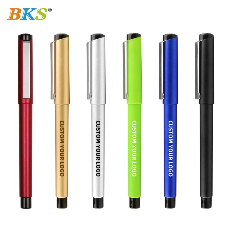 BKS Wholesale Luxury Business Office Gift Roller Ballpoint pen With Promotion Custom Logo Stationery Supplies