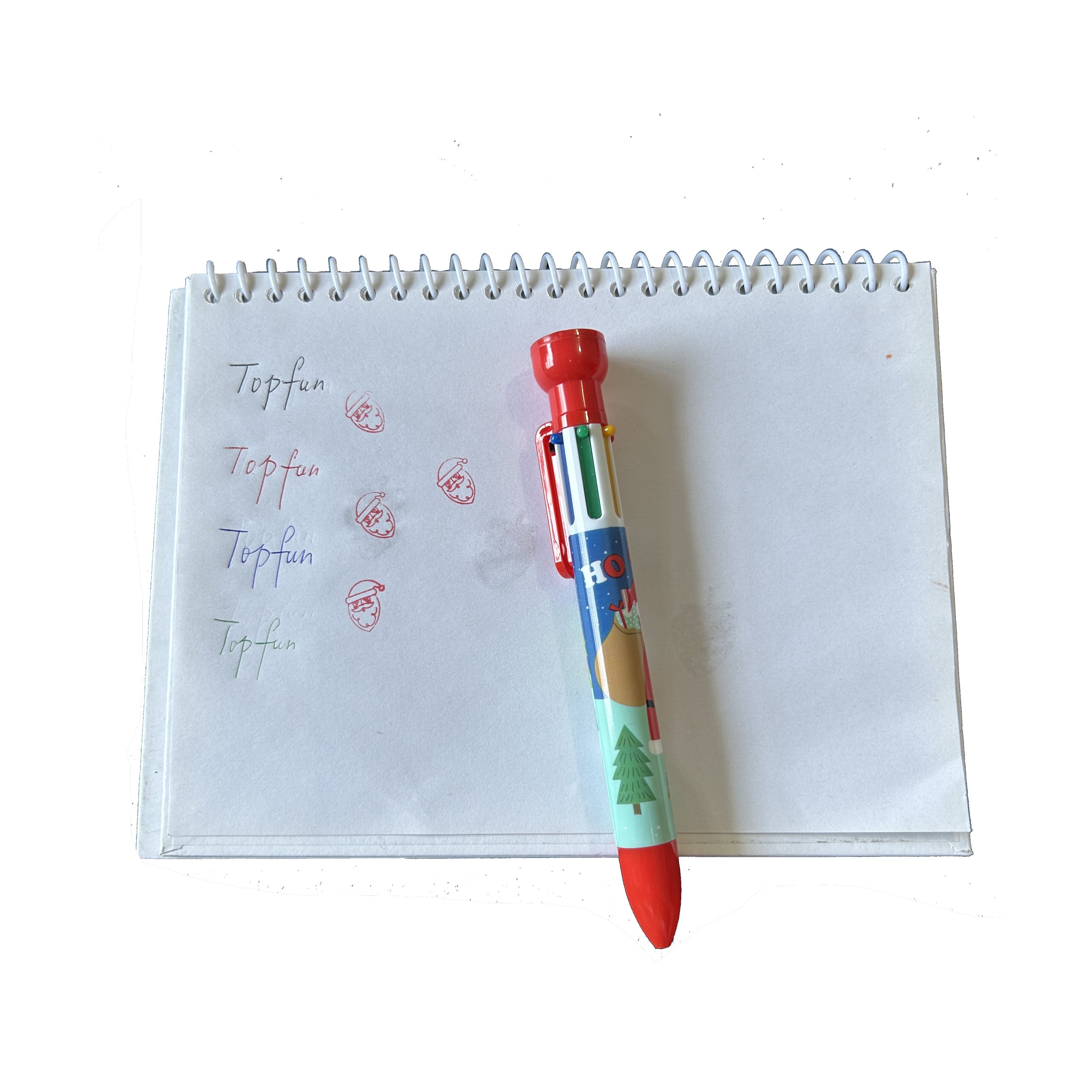 Christmas Ball Pen With Stamp Ballpoint Pens For Student