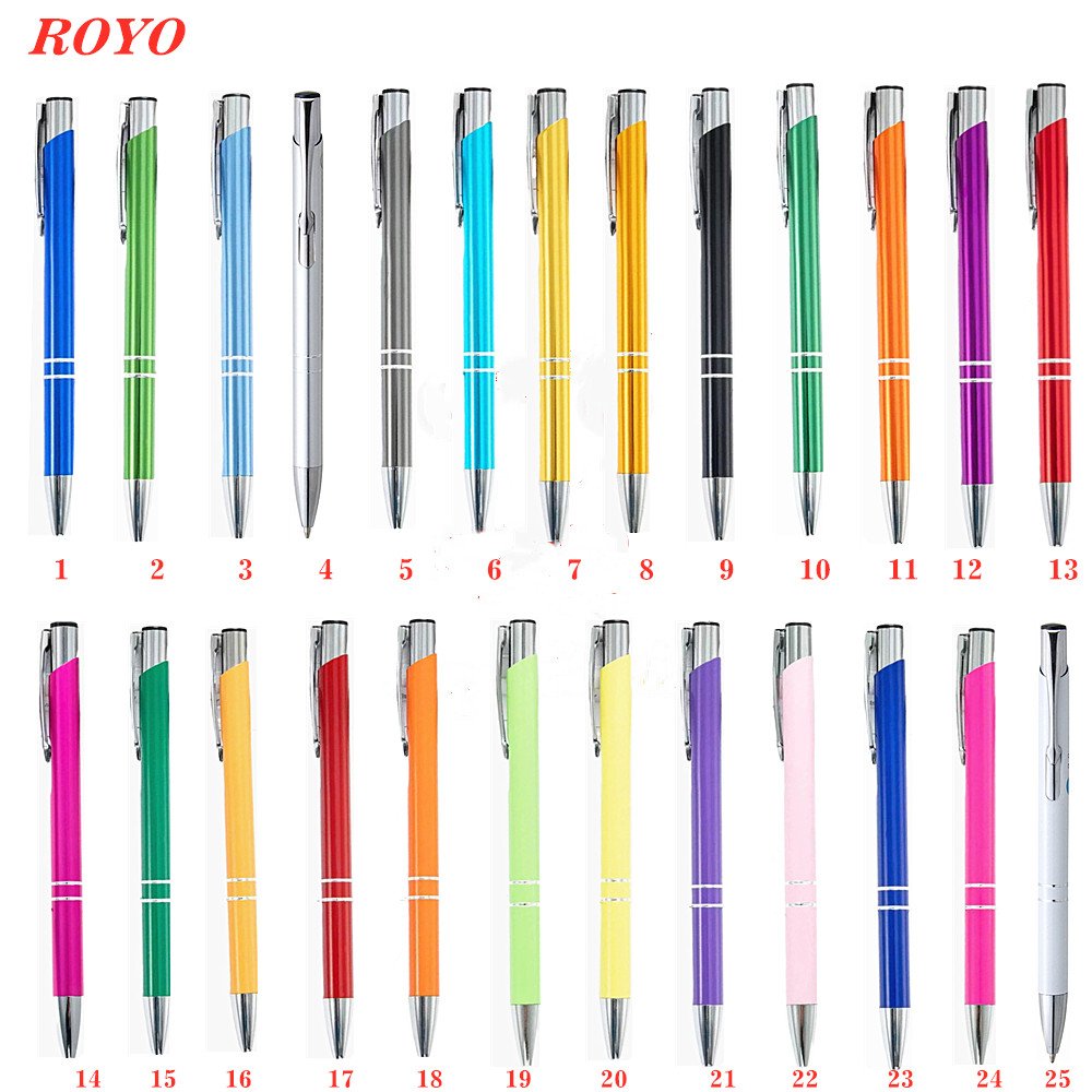 Custom Multicolor Luxury Metal Roller Pens Premium Ballpoint Pens with Logo for Automotive Advertising & Promotion Logo Gifts