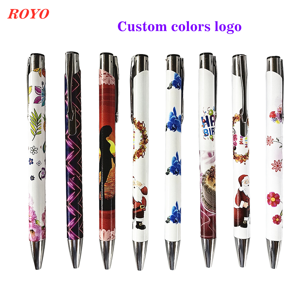 Custom Multicolor Luxury Metal Roller Pens Premium Ballpoint Pens with Logo for Automotive Advertising & Promotion Logo Gifts
