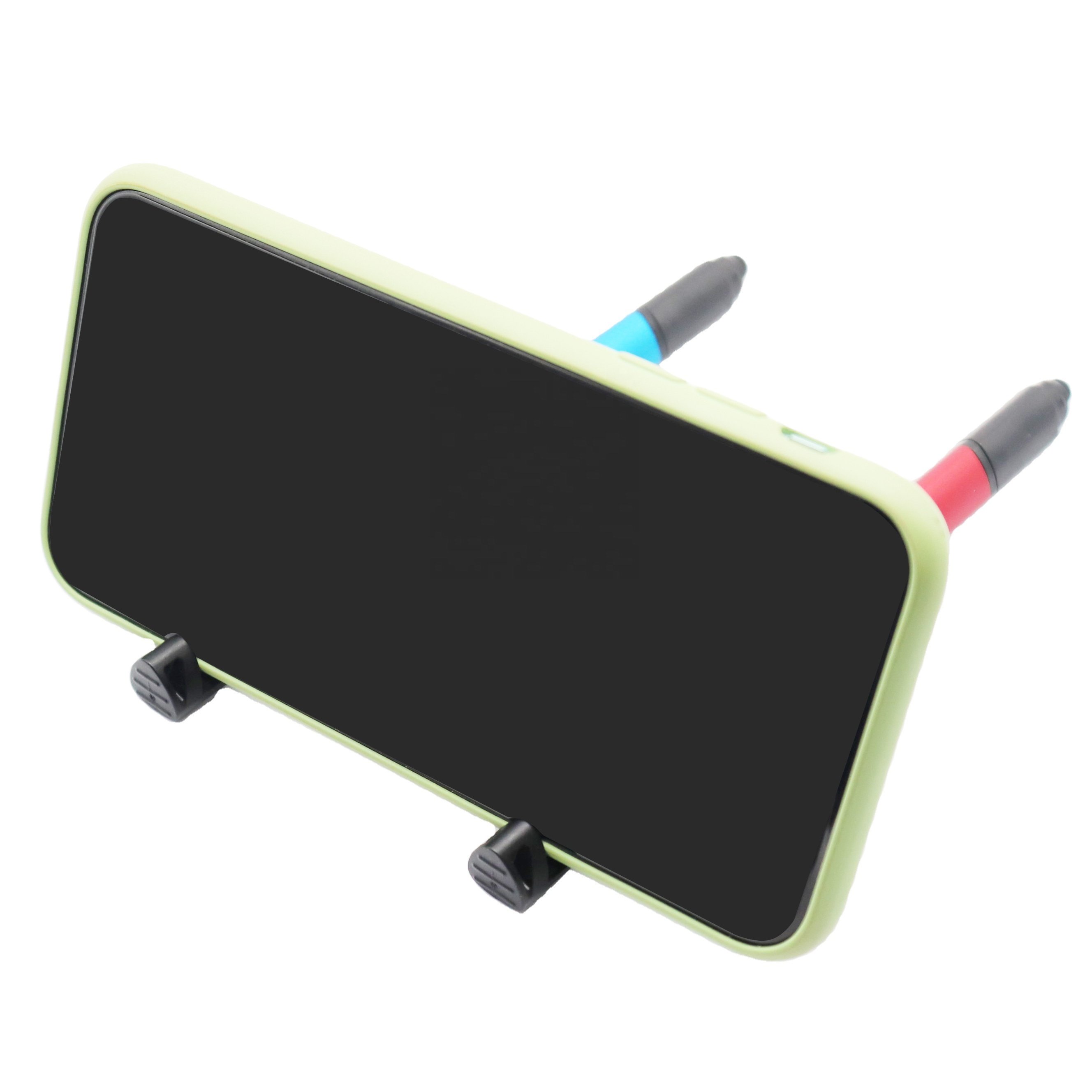5 in 1 Screwdriver Ruler Tool Ball Pen With Stylus Multiuse Triangular prism pen with phone holder personalized pen