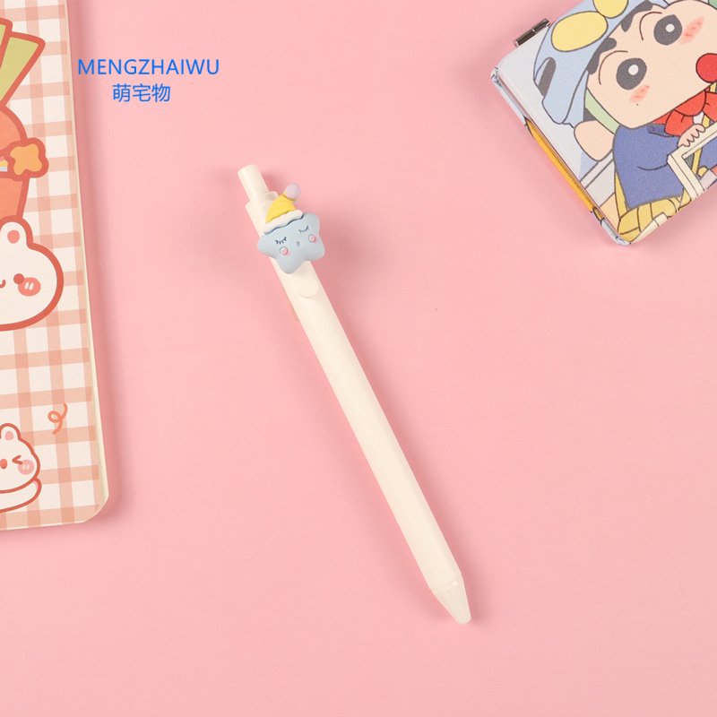 New special design school supplies kids promotional cartoon beautiful gel ink ballpoint pen