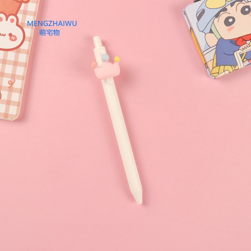 New special design school supplies kids promotional cartoon beautiful gel ink ballpoint pen