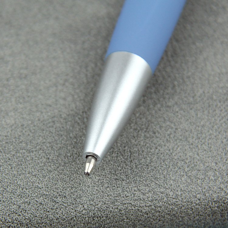 Promotional cheap customized hotel printed logo gift ballpoint with click button for adversting hotel company