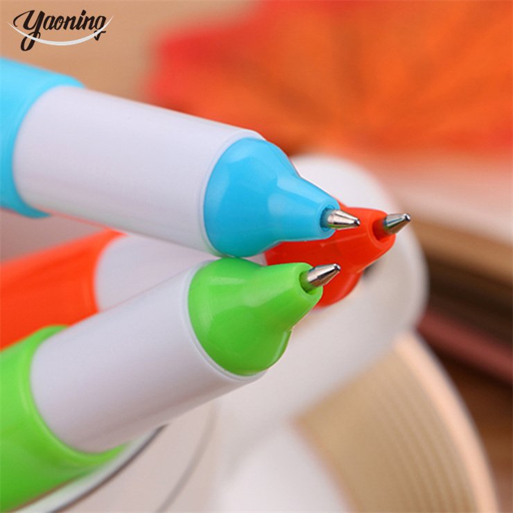 advertising gift new stationery office school supplies promotional Cute 3D pill shaped Blue ink plasticTelescoping ballpoint pen