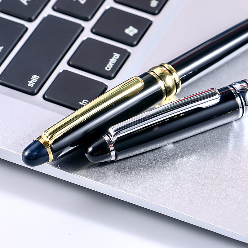 2024 Hot sale advertising metal ball pens print custom logo ballpoint gifts pens for man