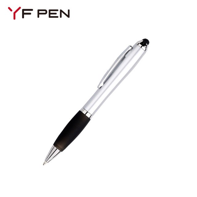 Plastic Twist Action Promotional Touch Stylus Ballpoint Pens With Custom Logo Printing Pen