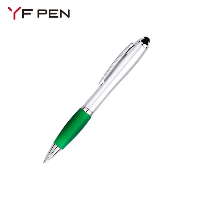 Plastic Twist Action Promotional Touch Stylus Ballpoint Pens With Custom Logo Printing Pen