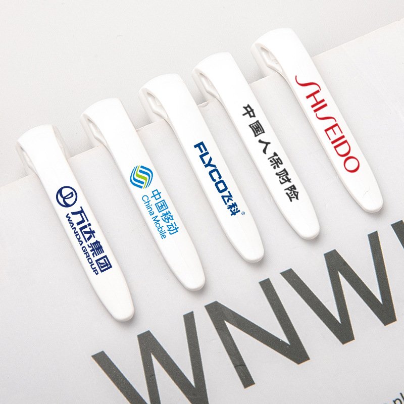 Advertising gel pen Print Logo Exhibition Gift Plastic Pen Business Official Signature Ballpoint Pen