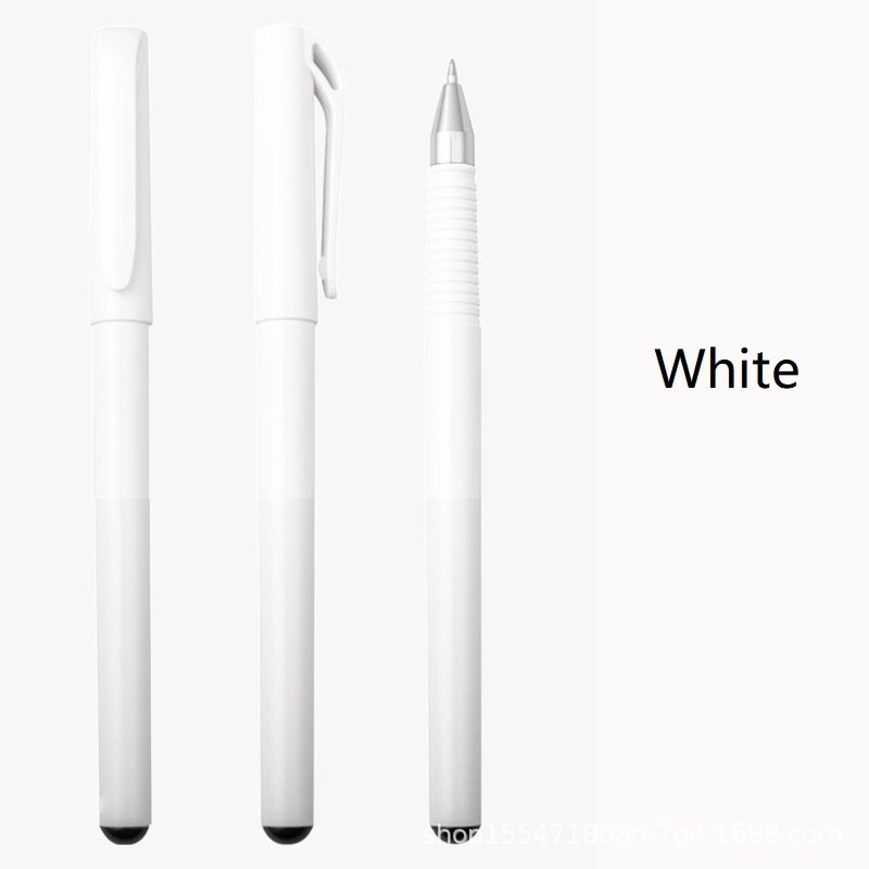 Advertising gel pen Print Logo Exhibition Gift Plastic Pen Business Official Signature Ballpoint Pen