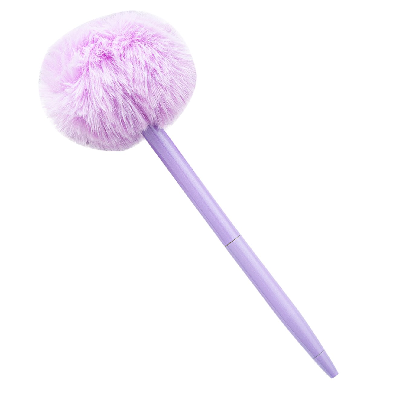 Kawai Custom Logo Fluffy Fancy Stationery 1.0mm Metal Writing for Gift Use