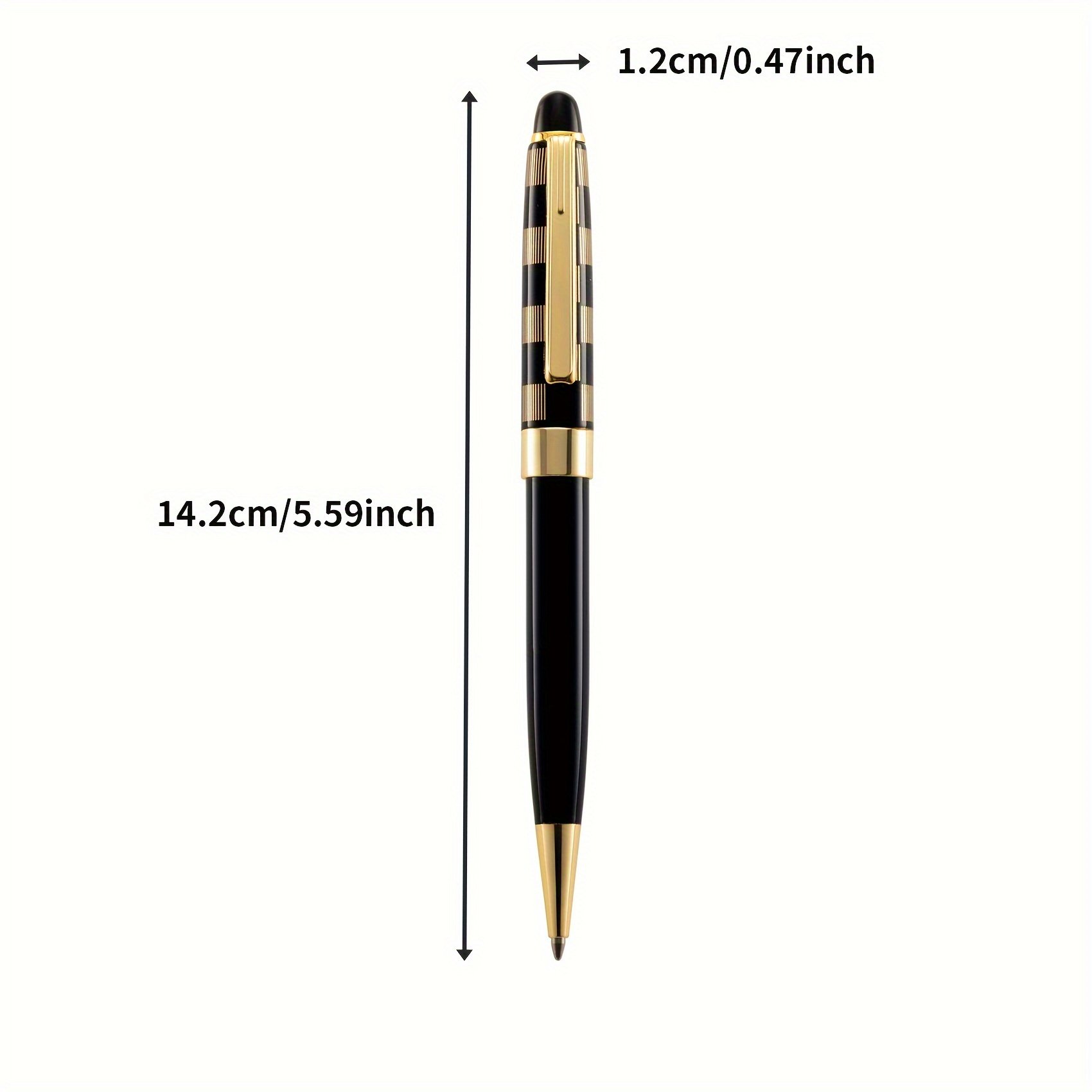 Classical Luxury Business Logo Pen Advertising Promotional Blue Black ink Metal Ballpoint Pen for VIP Client