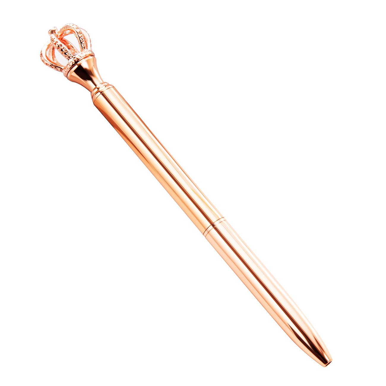 Hot Selling Beautiful Promotional Luxury Ball Pen Metal Royal Crown Ballpoint Pen with Customized Logo