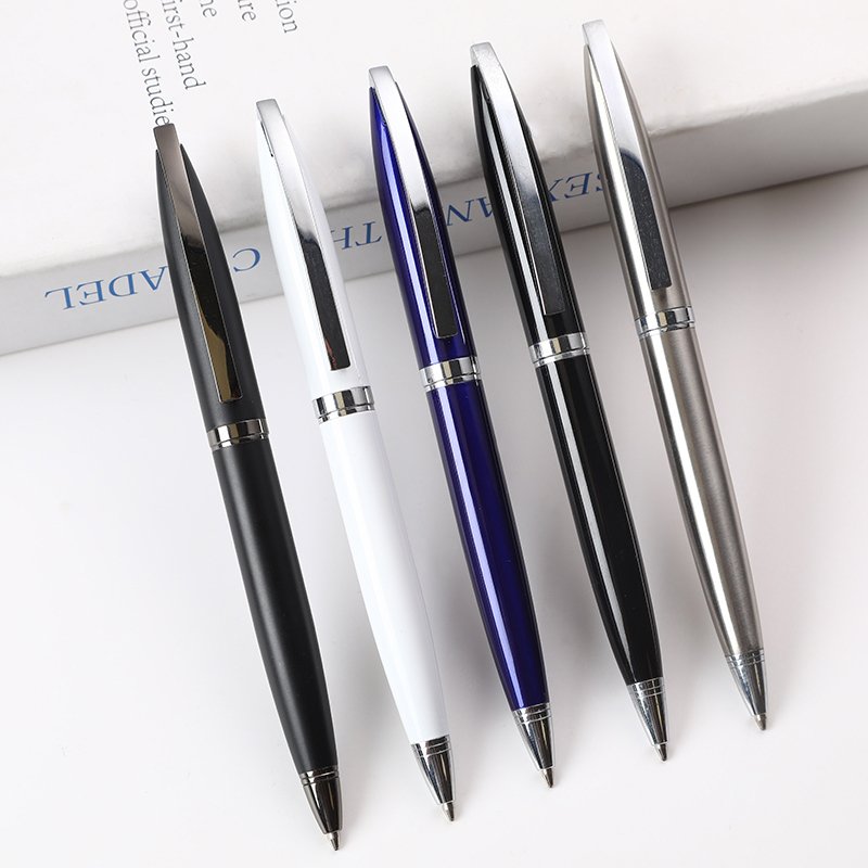 Luxury Metal Ball Pen Twist Ballpoint Pen Advertising Promotional Souvenir Personalised Custom Logo