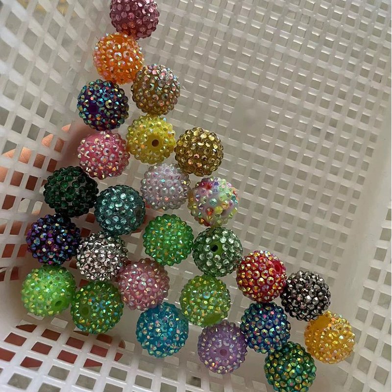 Wholesale Diy Beaded Pens New Shiny Colors School Office Writing Supplies Stationery Wedding Gift Plastic Ballpoint Beaded Pen