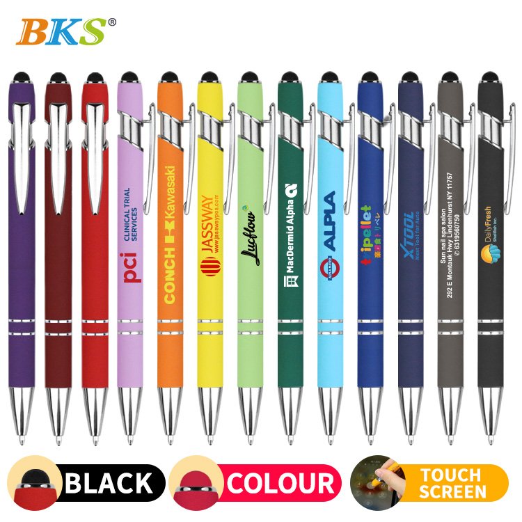 New Arrival stylish Pen Advertising Gift Ball Point Wholesale Luxury Rose Gold Metal Office Ballpoint promotion pen with logo