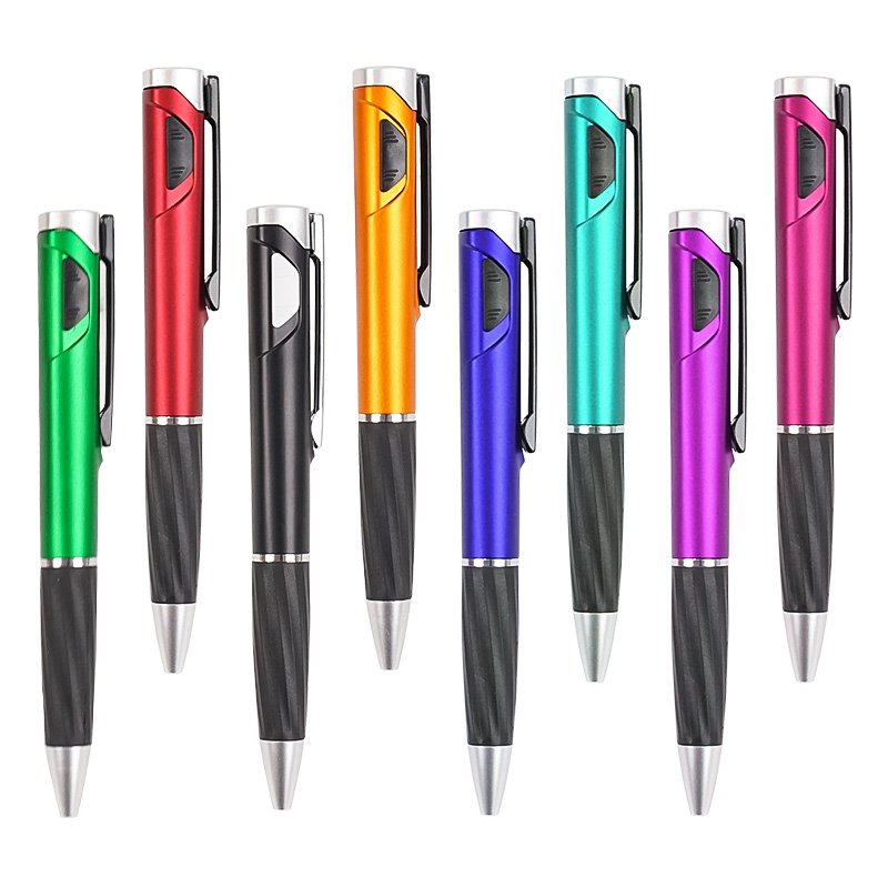 Wholesale Cheap Custom Logo Multi Function Led Light Up Popular Logo Promotional Engraved Custom Logo Ballpoint Pen