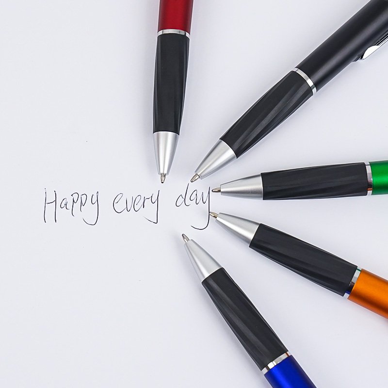 Wholesale Cheap Custom Logo Multi Function Led Light Up Popular Logo Promotional Engraved Custom Logo Ballpoint Pen