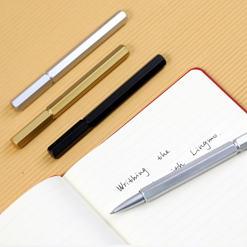 New Design Custom Logo Small Portable Metal Ballpoint Pen Business Gift Golden Pen High Quality Professional Pen Office Supply