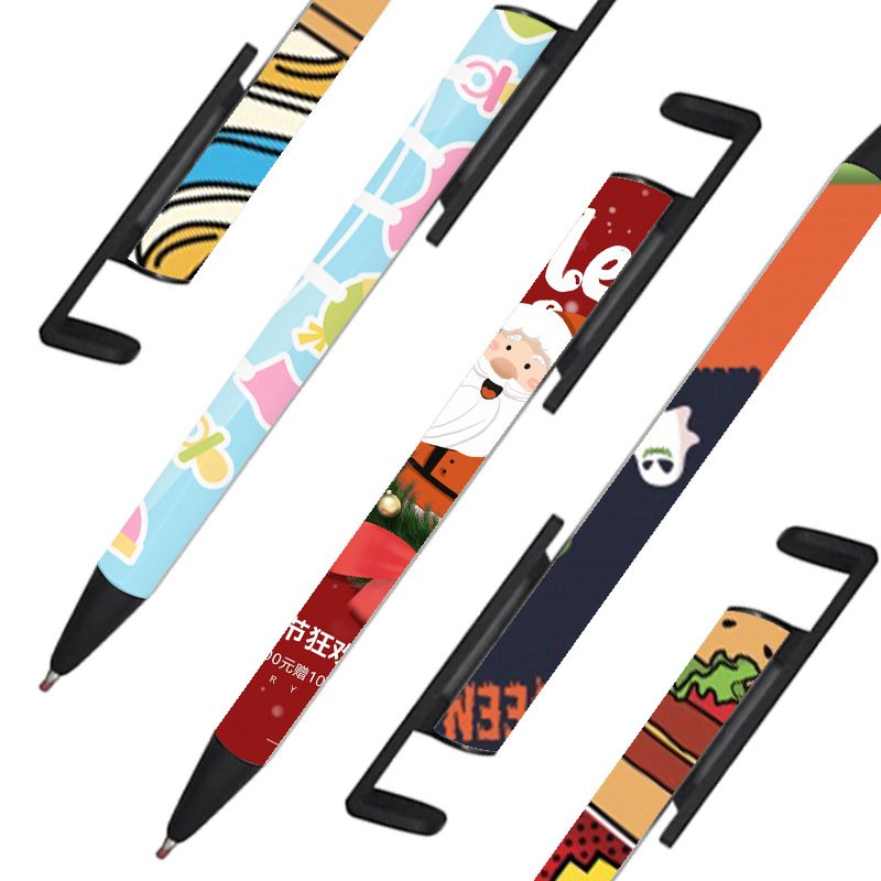 Wholesale Eco-friendly Christmas Gifts Blank Sublimation Pen Heat Transfer Ballpoint Pen Metal White Color DIY Pens
