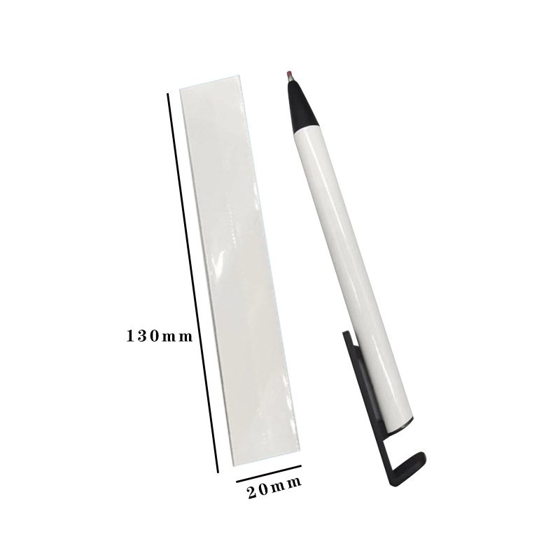 Wholesale Eco-friendly Christmas Gifts Blank Sublimation Pen Heat Transfer Ballpoint Pen Metal White Color DIY Pens
