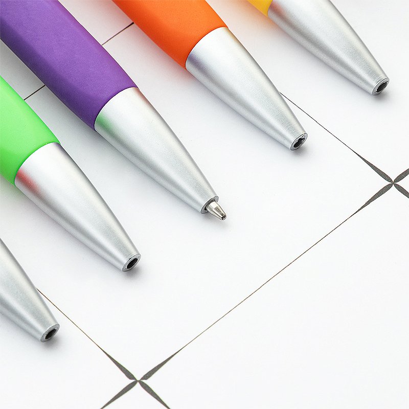 Colorful press ballpoint pen custom logo gift promotion advertising business hotel conference plastic pen