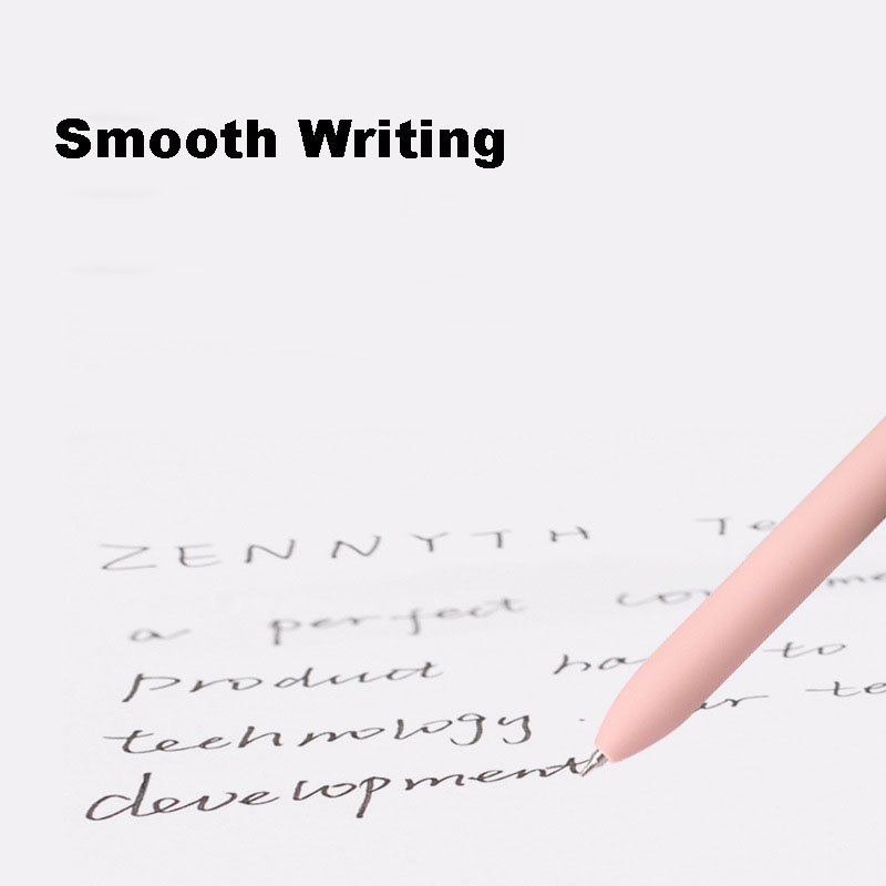 Gradient Ink Gel Pens Fine Point Pens 0.5 mm Black Smooth Writing Japanese Cute Retractable Roller Ball Pens