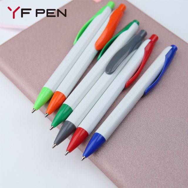 Wholesale Logo Imprint Cheap Price Simple Pens Ballpoint Promotional Pen