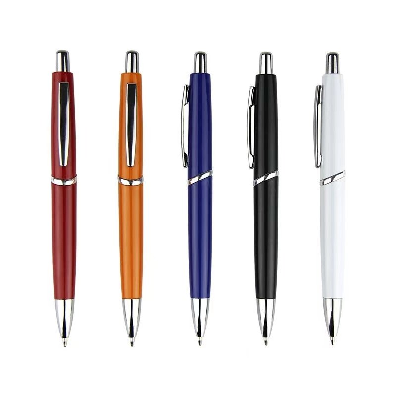 cheap hot promotion promotional cheap plastic gel ink roller ballpoint pens with custom logo