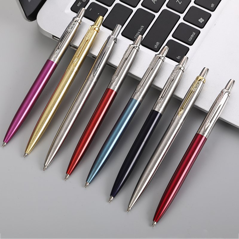 Parker Ballpoint Pen Factory Sale Luxury High Quality Parker Pen Custom Logo Business Parker Jotter Stainless Steel Ball Pen