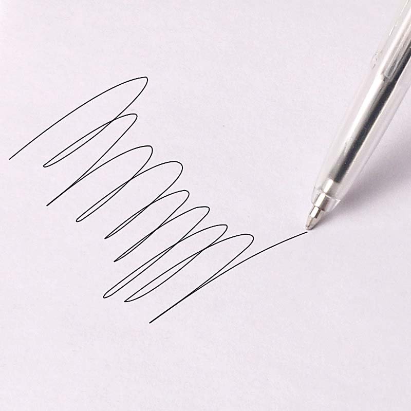 Promotional Smooth Writing Ball Pens Office School Stationery Plastic Ballpoint Pens 1.0mm Black Blue Red Ballpoint Pen