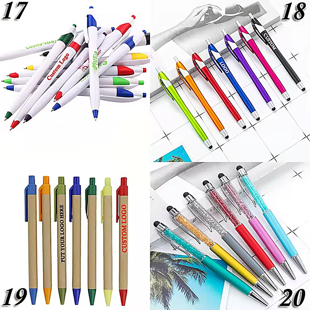 Best Printed Ballpoint Metal Pen With Stylus Customized Ball Point Pen Promotional Pen Wholesale Custom logo