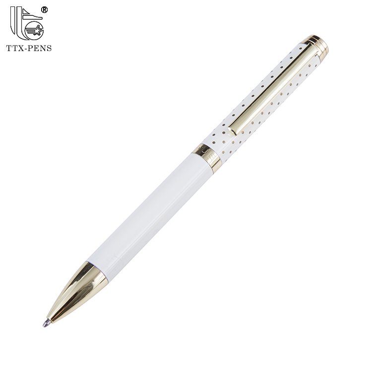 TTX Advertising Floral Print Full Printing Metal Body Ball Point Ballpoint Pen For Souvenir